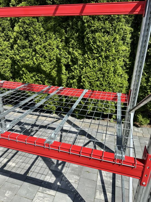 Regał paletowy przemysłowy o dużej nośności ramy ocynkowane promocja