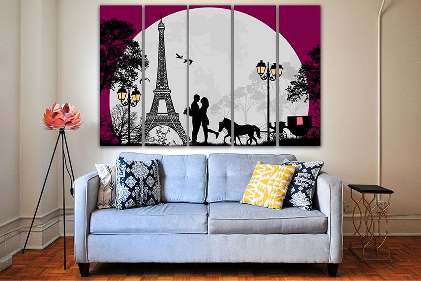 Печать фото на холсте, самоклейке. Модульные картины. Галерейная натяж