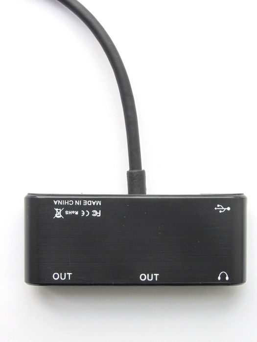 Хаб USB type-C 4 в 1 HDMI VGA USB 3.0 и mini jack адаптер переходник