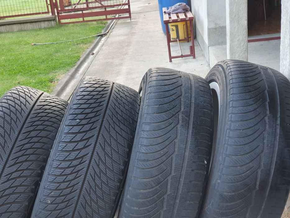 4x koła zima Audi A6 18" 7.5Jx18H2 ET37, 225/50R18 99V Michelin Pilot Alpin 5, 7,3mm 2023r.