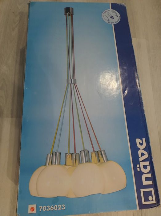 Nave Rainbow Bowl białe klosze lampa wisząca