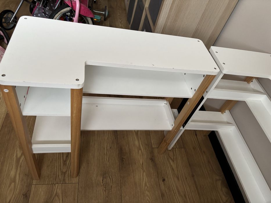 Drewniany sklep supermarket dla dzieci z markizą Fresh Small Foot