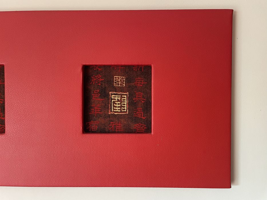 Quadro motivos chineses espelho