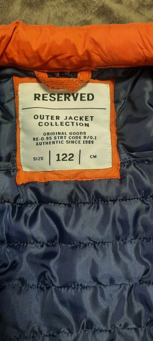 Куртка легкая reserved 122, но маломерит на 110-116