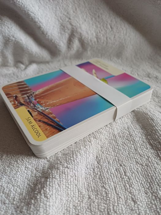 Caixa com receitas de café