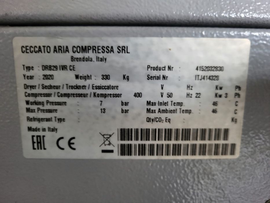 Kompresor śrubowy Atlas copcco Ceccato