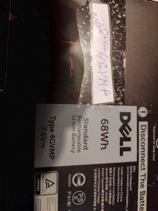 Акб ноута Dell J60J5, 4GVM,