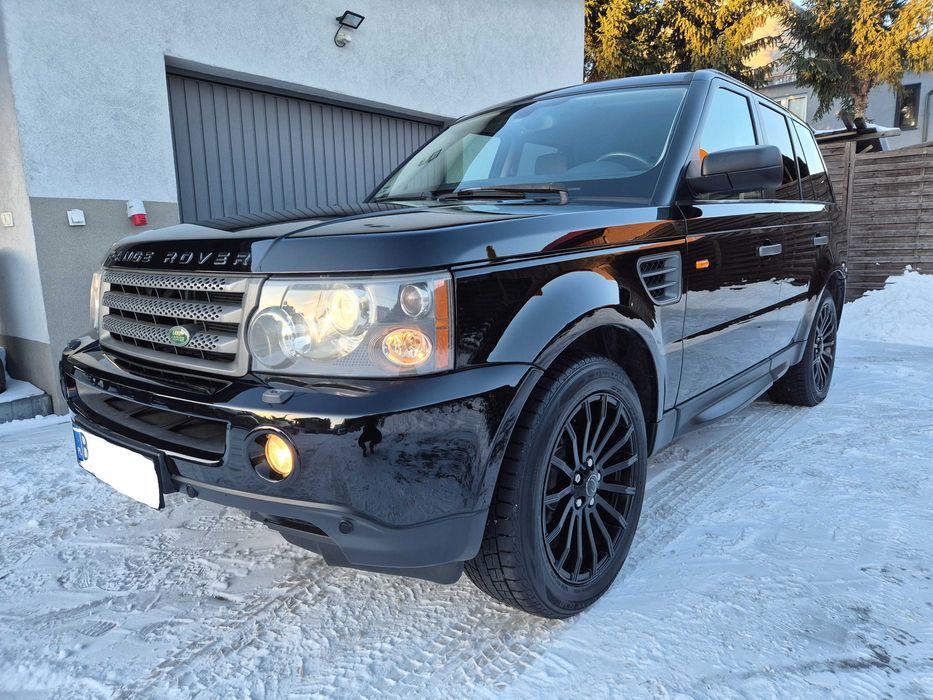 Range Rover Sport 4x4 Automat Reduktor BiXenon Alu19` Czarny Zdrowy **