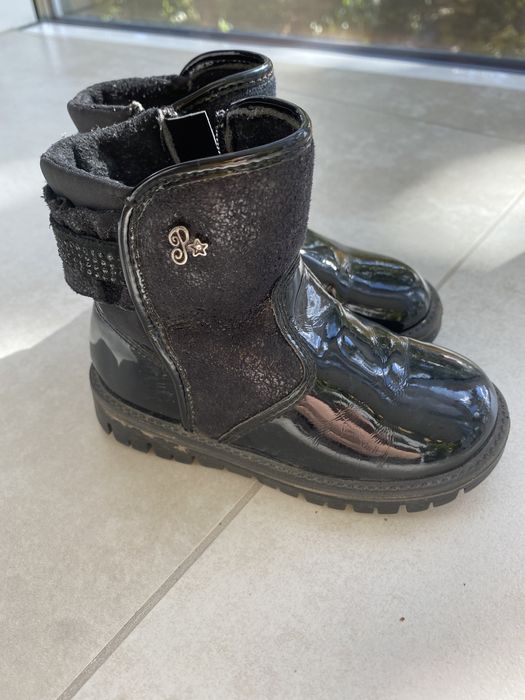 Чоботи Primigi лакована шкіра не промокають чорні