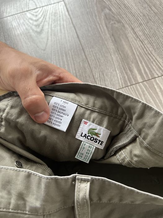 Klasyczne spodnie Lacoste casual luxury