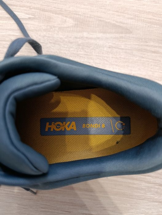 Szare buty Hoka One One M Bondi 8