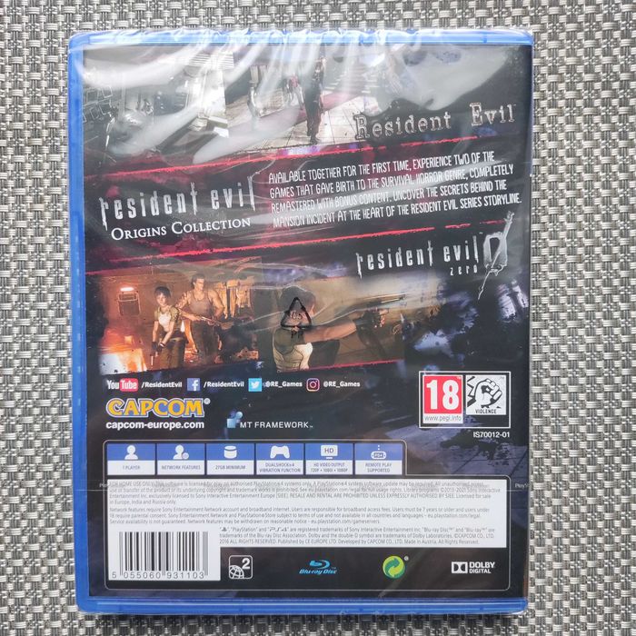 Resident Evil Origins Collection PS4 Nowa w folii
