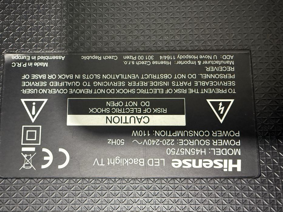 Hisense 45 smartv