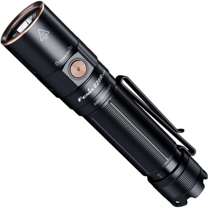 Ліхтар ручний Fenix E28R V2.0 (1700люм., 273м, 128г, 18650х1/CR123Aх2)