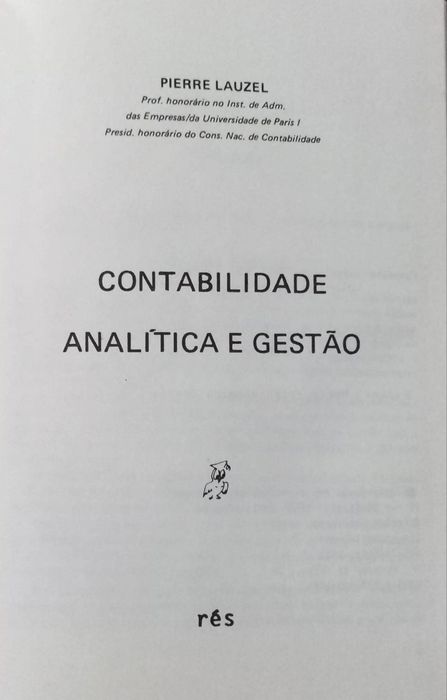 Contabilidade Analítica e Gestão