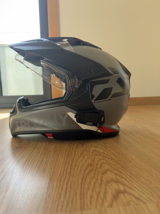 Capacete BMW GS Trophy Evo, excelente estado, com kit Cardo instalado