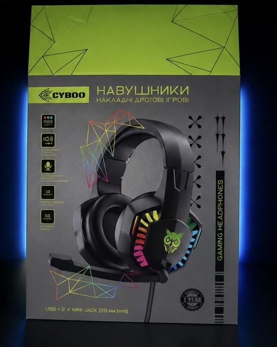 Ігрові навушники GAMING HEADPHONES