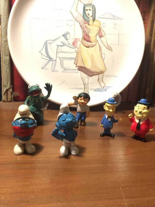 bonecos pvc / borracha originais anos 70