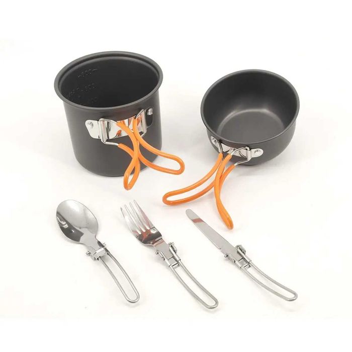 Туристичний набір посуду для кемпінгу 7в1 Набор туристической посуды!