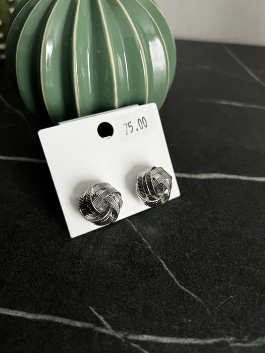 Серебрянные серьги пуссеты