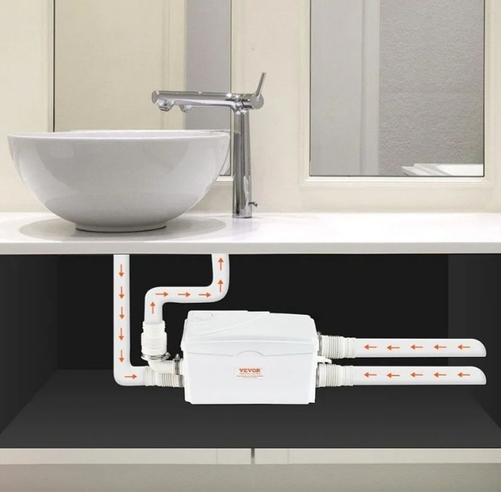 Bomba de esgoto utilitária de 350 W, caudal de 6000 L/h