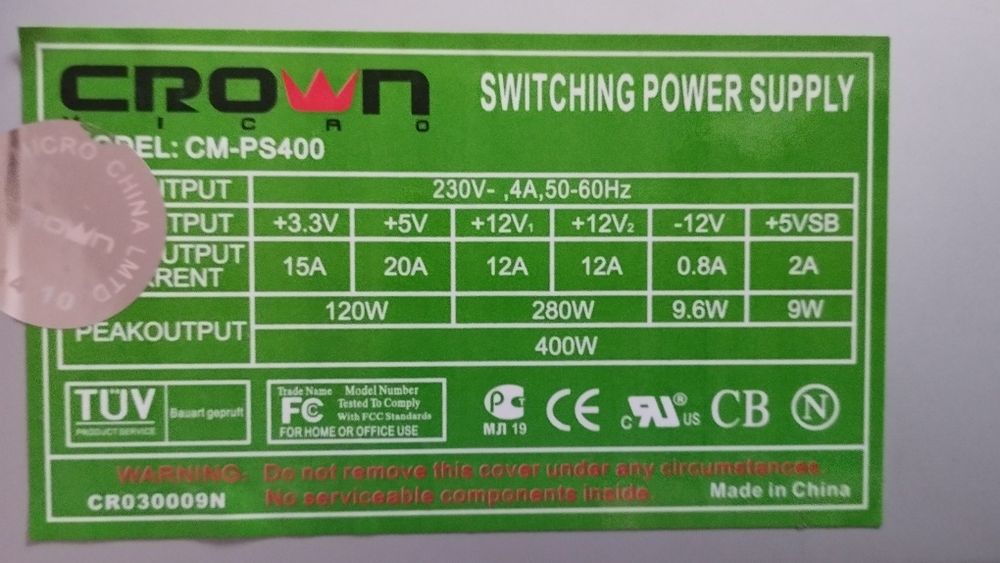 Gf 9800gt 1 gb ddr3, atlone+6озу ддр3, бп 400ват і сідіром