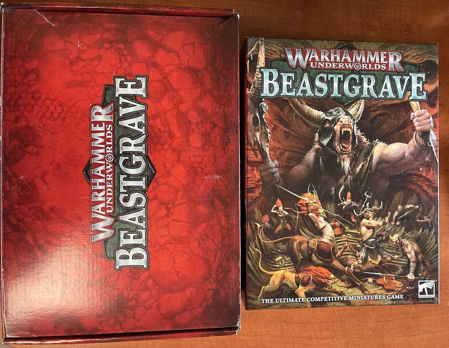 Warhammer Underworlds BeastGrave z makietami pomalowane
