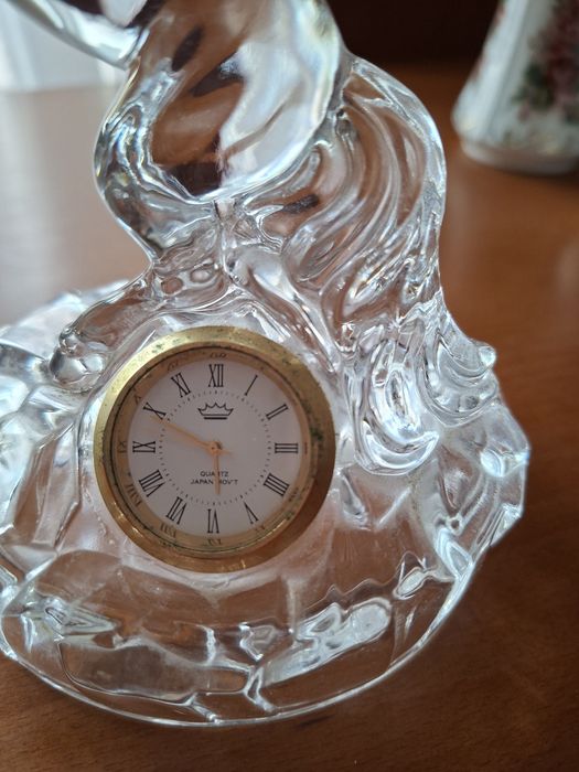 Relógio de secretária em cristal RCR