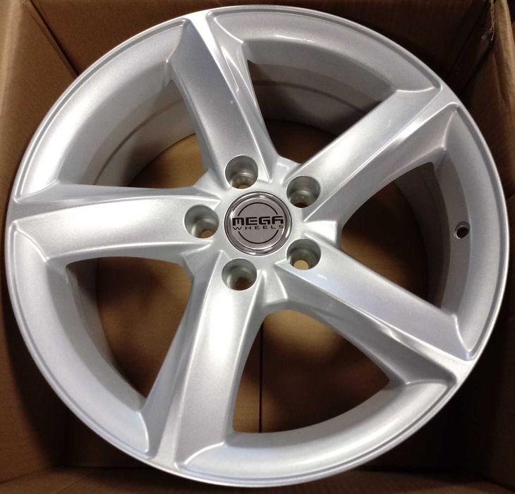 4× Felga alu Mega Wheels Tigera Silver 7.0" x 16" 5x112 ET47 / 208