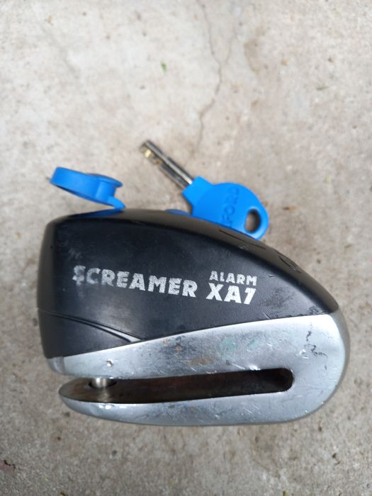 Замок  на диск Oxford Screamer alarm з сигналізацією.