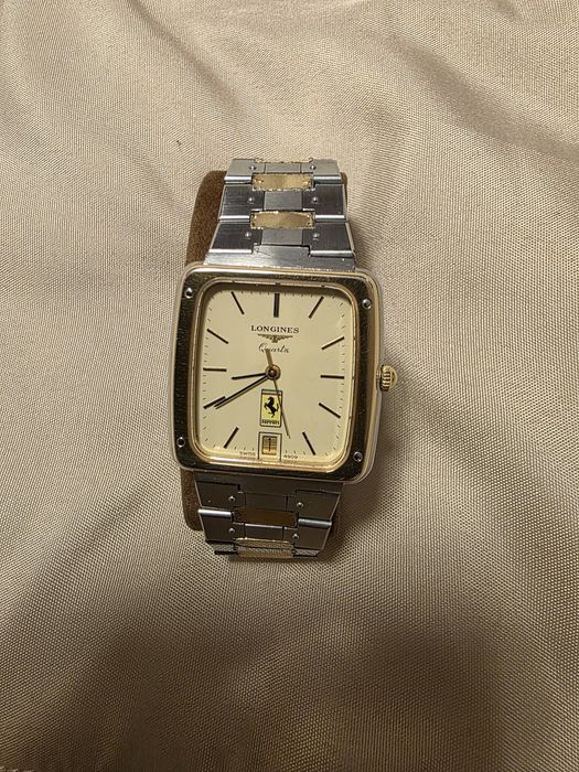 Relogio homem da Longines com logotipo da FERRARI.