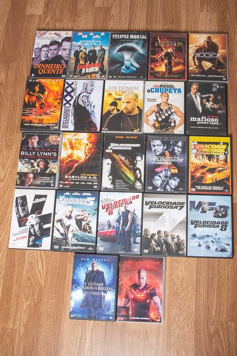 Vin Diesel DVD`S Originais