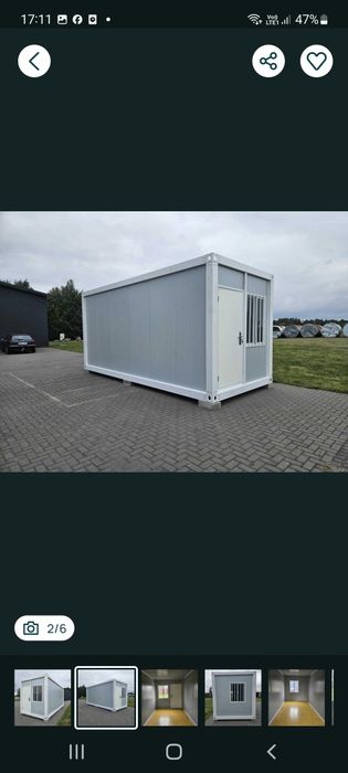 Kontenery nowe pracownicze, budowlane