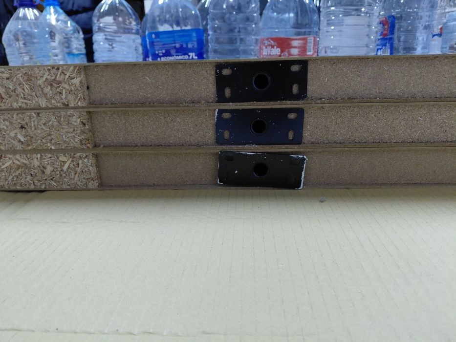 6 parteleiras de aglomerado de madeira