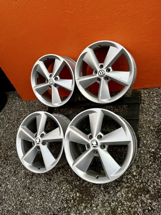 Диски R18 5.112 ET51 цо 57.1 гольф gti 5 6 7 шкода а5 а7 джета