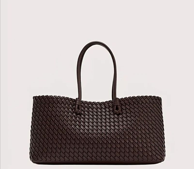 Плетена сумка в стилі Zara. Шопер