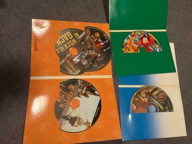 3 filmy DVD, VCD-Brzydkie kaczątko, Czerwony Kapturek, Wallace&Gromit