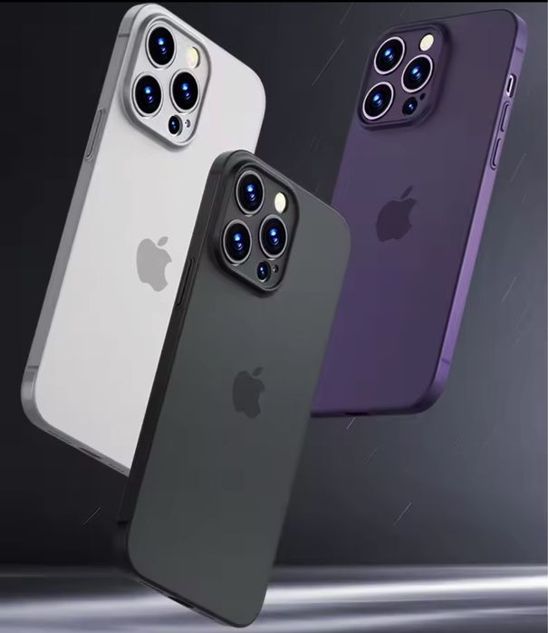 Capa Iphone 14 Pro Max - Silicone transparente Purple Dark Roxo64584992611073123
