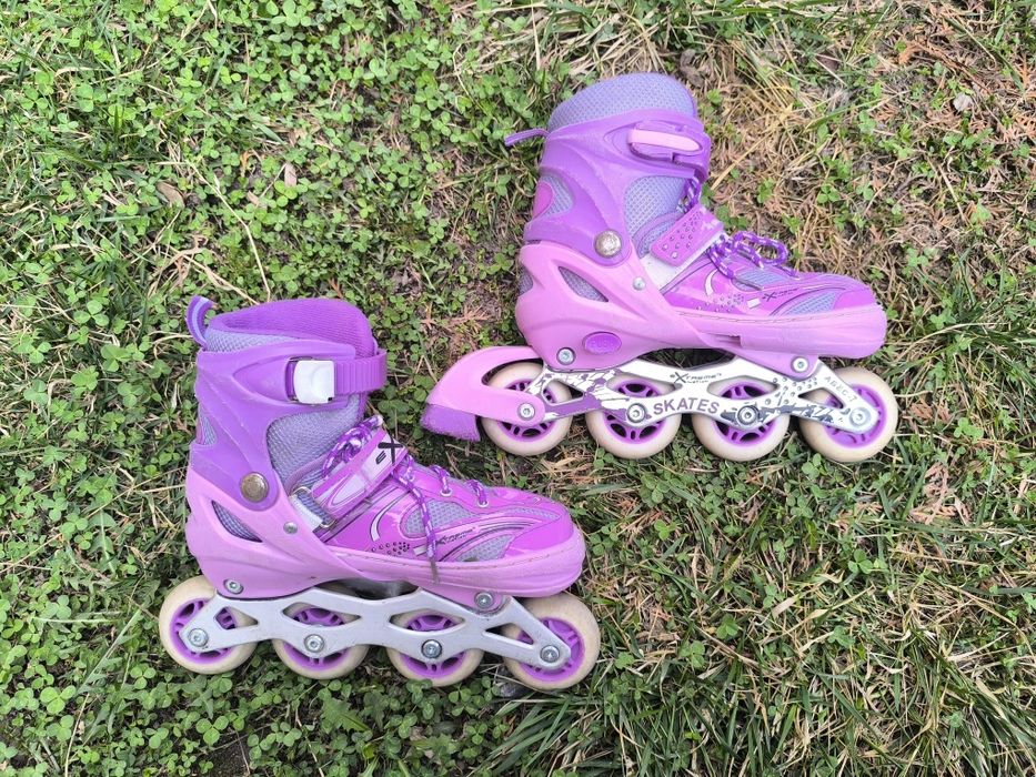 Ролики розсувні Extreme Moion R2081 фіолетовий р.30-33 (18-20см)