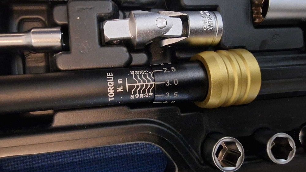 ANPUDS - Chave dinamométrica 3/8' Torque 5-50