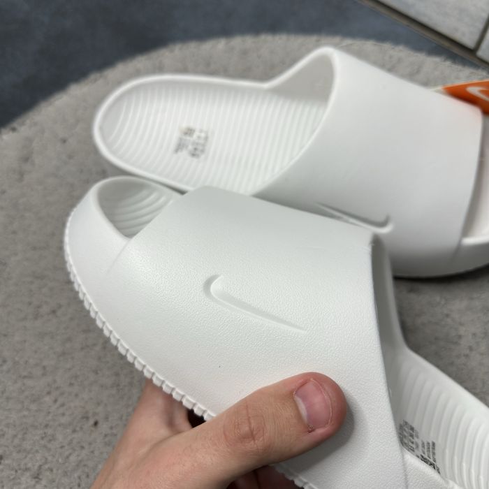 Тапки Nike Calm Slide White / Всі розміри