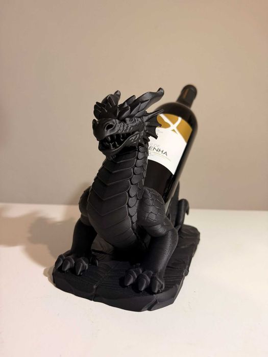 Suporte de Vinho Dragão para Adeptos do Porto