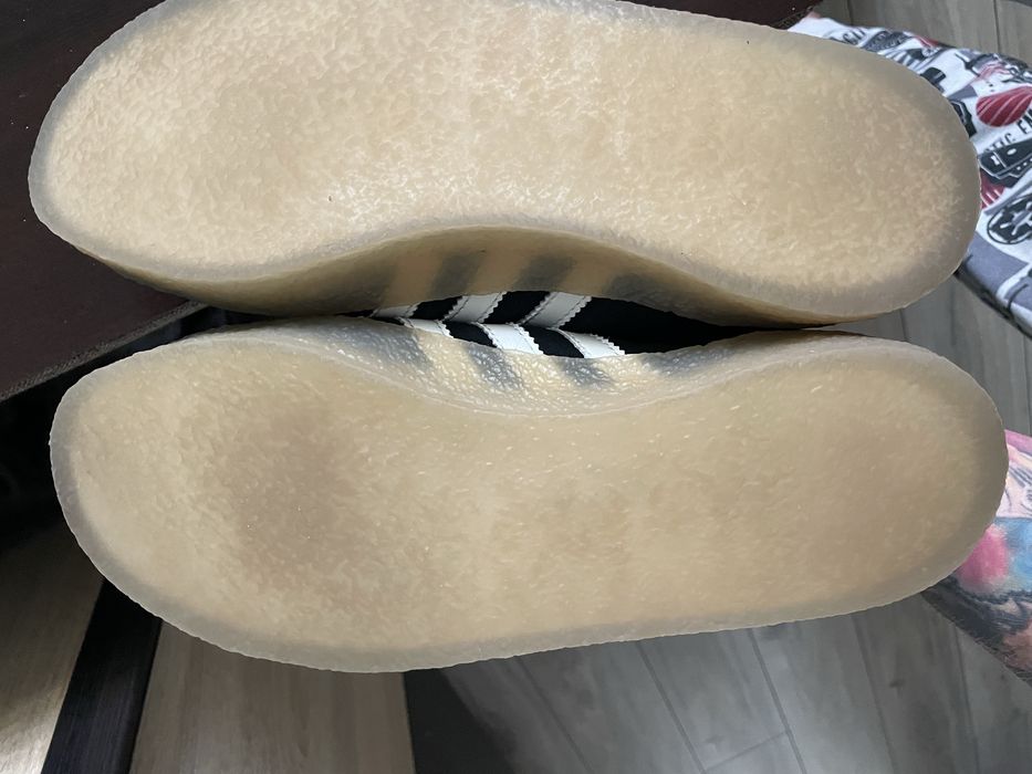 Чоловічі кросівки кросіadidas samba x ronnie fieg x clarks black green