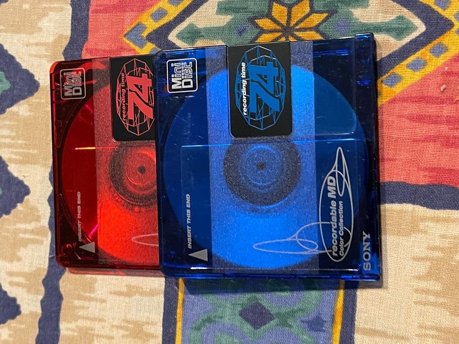 sony mini disc mzr50 + 2 dyski