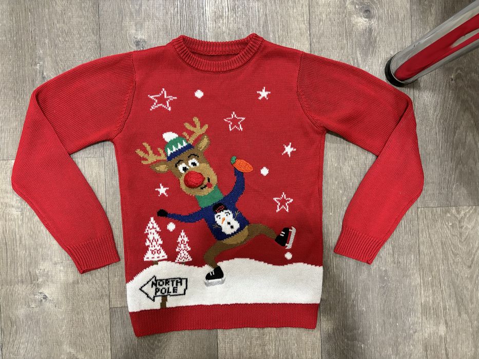 Светр новірічний дитячий свитер новогодний