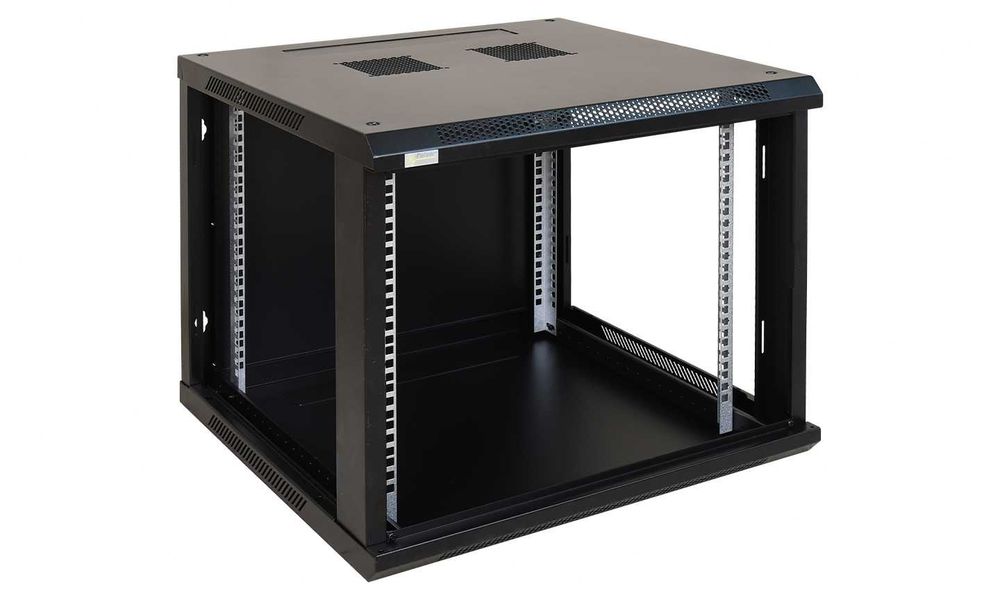 Bastidor Rack 9U preto 570X600mm NOVO