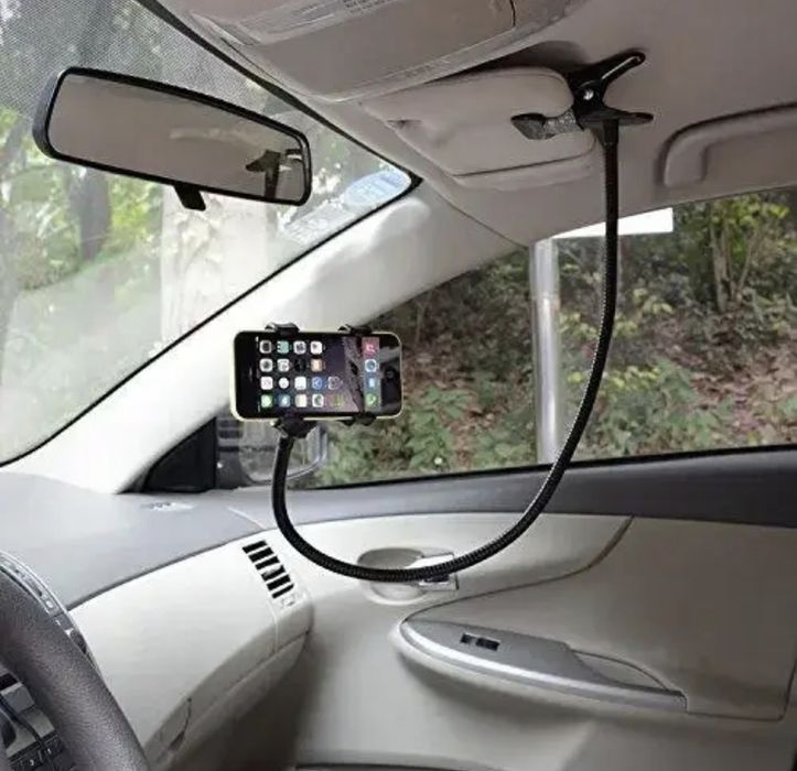 Гибкий держатель для телефона на прищепке