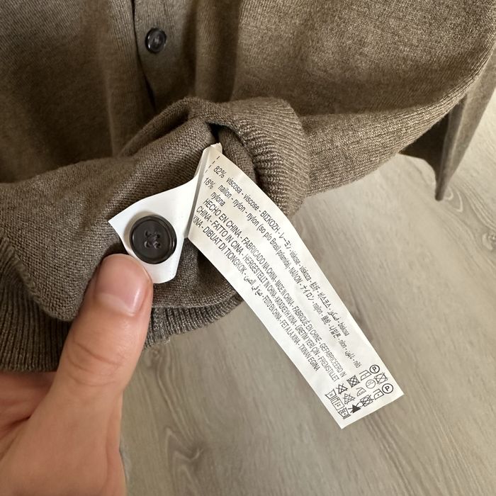Чоловічий бавовняний кардиган Zara, кофта на ґудзиках зара оригінал