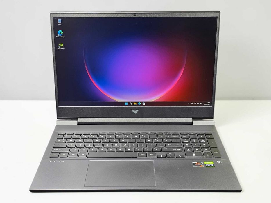 HP Victus 16-e0423nw / R5-5600H 3.30GHz / 16GB 3200MHz DDR4 / RTX 3050 4GB / 512GB M2 / 16" FHD TFT 60Hz / Grade A / GW 12 miesięcy