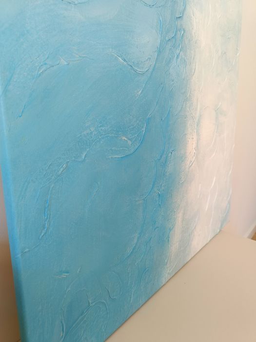 Obraz olejny, abstrakcja,  90x130